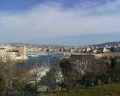 Vue du Pharo sur l' entre du Port de Marseille